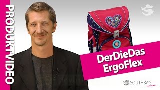 DerDieDas Schulranzen Ergoflex  Produktvideo [upl. by Inalial]