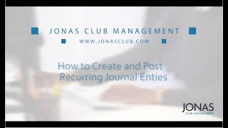 General Ledger  How to Create and Post Recurring Journal Entries [upl. by Deedee]