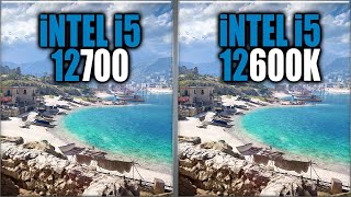 Intel i7 12700 vs i5 12600K Benchmarks – 15 Tests 🔥 [upl. by Tyrus190]