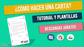 👉Cómo hacer una CARTA FORMAL o INFORMAL  Plantillas y Tutorial 2023 [upl. by Beyer]