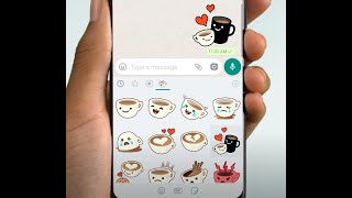 How To Use Stickers  WhatsApp [upl. by Letty]