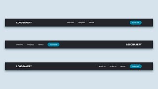 Navbar CSS Tutorial 3 Ways to Create a Navigation Bar with Flexbox [upl. by Ennahgiel245]