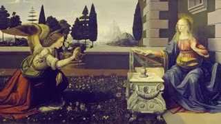 Leonardo da Vinci The Annunciation [upl. by Enamrej]