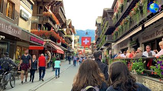 Guided Tour Of Zermatt Village Switzerland 🇨🇭 HD [upl. by Adnirol220]