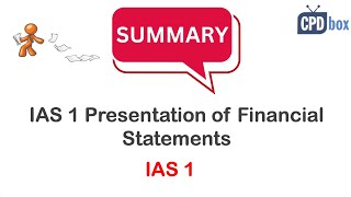 IAS 1 Presentation of Financial Statements Summary  applies in 2024 [upl. by Fital]