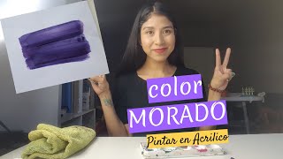 Cómo hacer color MORADO Super facil [upl. by Caesaria]