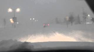 driving in snow and blizzard conditions 222016 [upl. by Carmelina]