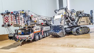 Lego Technic Liebherr LTM 11200 Crane Park MOC by Jeroen Ottens [upl. by Melisa]