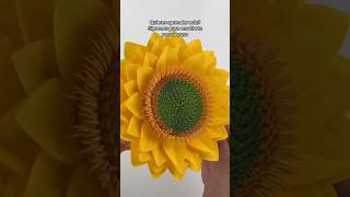 Como hacer Girasoles de Papel [upl. by Aklim531]