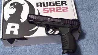 Ruger SR22 45 Inch Barrel Full Review amp Shooting [upl. by Nwahsirhc]