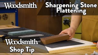 Woodworking Tip How to Flatten and Maintain Waterstones [upl. by Luapnaes]