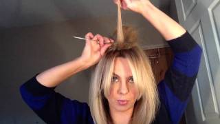 How To Back comb The Correct Way  GlamLocksLondoncom [upl. by Grimonia]