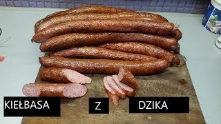 Kiełbasa z Dzika prosty sprawdzony przepis [upl. by Ayanahs]