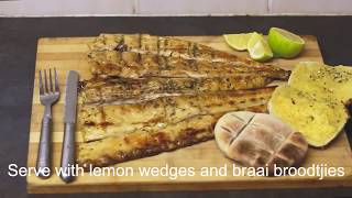 Snoek Braai  Apricot Jam and Garlic Recipe [upl. by Attiuqaj]