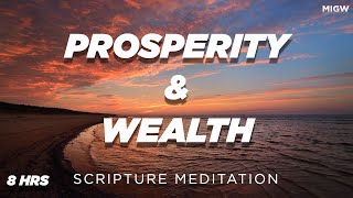 Scriptures for Prosperity and Wealth  Listen While You Sleep [upl. by Nnylatsyrc]