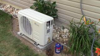 Senville Mini Split AC Heat Pump Installation [upl. by Harmonia]