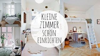 KLEINE ZIMMER EINRICHTEN  Tipps und Tricks wie euer Zimmer traumhaft schön wird [upl. by Ribak]