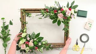 OASIS® Home amp Hobby  Howto Floral Photo Frame [upl. by Cilo]