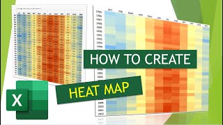 How to Create a Heat Map with Excel [upl. by Annaid788]