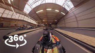 GoKart Racing 360° Video Experience [upl. by Annaicul]