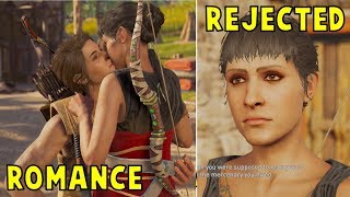 Romance Odessa vs Gets Rejected All Choices Assassins Creed Odyseey [upl. by Henryk472]