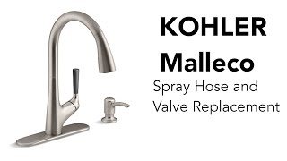 Kohler Malleco PullDown Kitchen Sink Faucet Repair [upl. by Ramal]