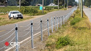 New fence along undefended USCanada border will deter smuggling says official [upl. by Ydak]