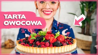 Klasyczna TARTA z owocami i KREMEM PATISSIERE Jak zrobić  Sugarlady [upl. by Armando]