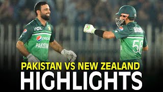 Highlights  Pakistan vs New Zealand  ODI  PCB  M2B1K [upl. by Hasen]