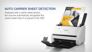 Epson WorkForce DS530570W Scanner Features [upl. by Aneda]