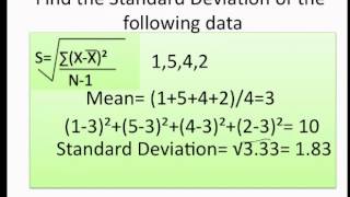 How to find the Range Variance and standard deviation [upl. by Atinauq]