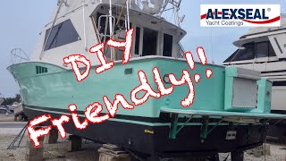 How To Roll And Tip Alexseal Paint On Your Boat [upl. by Eanat]