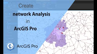 ArcGIS Pro Create network dataset Service area network analysis [upl. by Nesnaj]