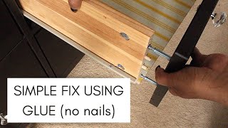 How to Fix Dresser Drawers using Gorilla Glue [upl. by Kristi]