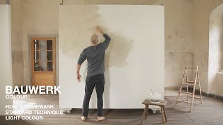 Bauwerk Colour – How to Limewash Inside Standard Technique Colour Nullarbor [upl. by Alaehcim]