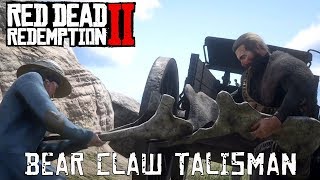 Red Dead Redemption 2  Bear Claw Talisman  Quartz Chunk Location [upl. by Nitsirc709]