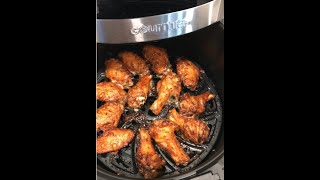 Air Fryer Chicken Wings shorts  Gourmia [upl. by Docila]