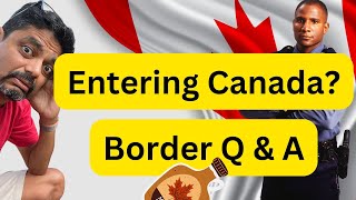 Us Canada Border Crossing Questions [upl. by Yarg69]