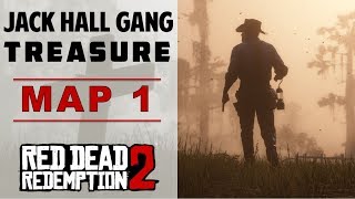 Location of Jack Hall Gang Treasure Map 1  Red Dead Redemption 2 Treasure Hunter [upl. by Airda]