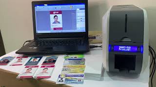 Smart 51D Dual Side PVC RFID Card Printer [upl. by Kuebbing]