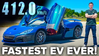 Rimac Nevera review Worlds fastest EV with 258mph top speed [upl. by Aronoel]