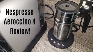 Nespresso Aeroccino 4 Milk Frother Review  Worth upgrading from the Aeroccino 3 [upl. by Eichman]