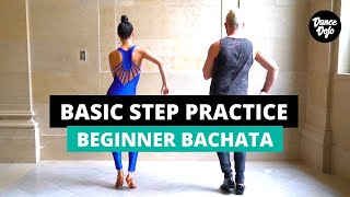 Bachata Basic Step Practice Follow Along [upl. by Hsu]