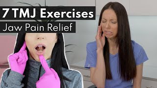 7 Best TMJ Exercises to RELIEVE Jaw Pain [upl. by Elatnahc]