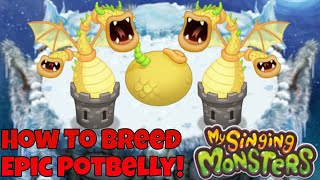 How To Breed Epic Potbelly on Cold Island  My Singing Monsters [upl. by Acinyt]