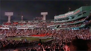 Crowd Singing Bohemian Rhapsody Before Green Day Gig Hella Mega TourFenway Park Boston 080521 [upl. by Gustin]