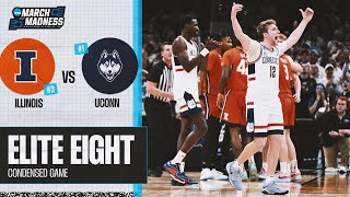 UConn vs Illinois  Elite Eight NCAA tournament extended highlights [upl. by Etnaid]