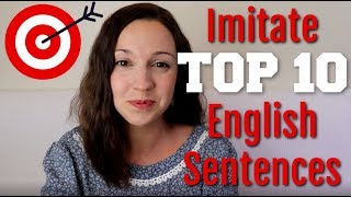 How to Pronounce TOP 10 English Sentences [upl. by Shepperd]