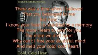 Tony BennettCold Cold Heart lyrics on screen HD [upl. by Mar]