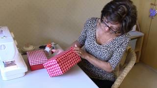 How to make Fabric covered boxes [upl. by Allemrac]